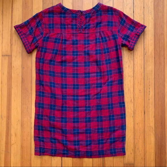 Short-Sleeve Dress in Edina Plaid - Picture 8 of 10